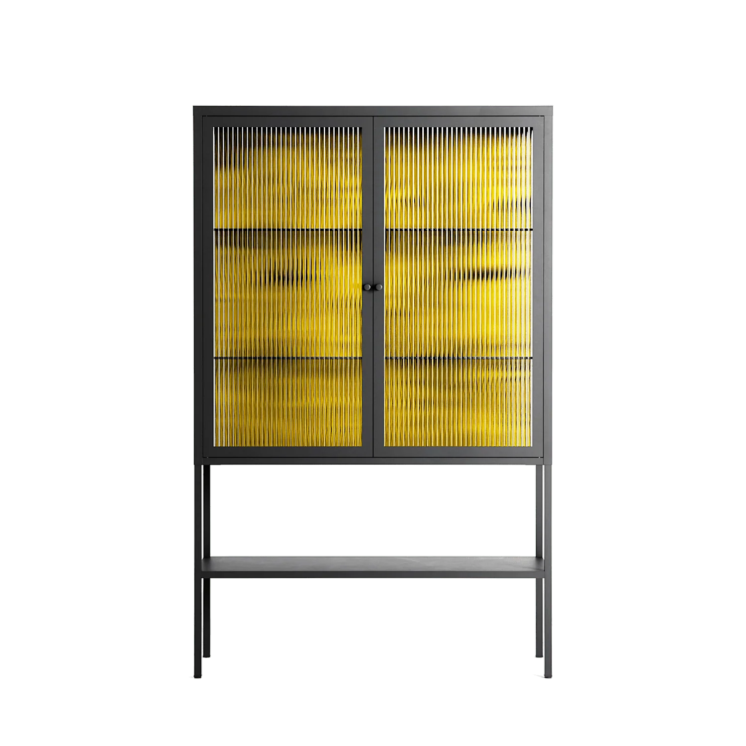 What a Mess - Loft Cabinet - Craig Watkins - Antracite - Reeded glass