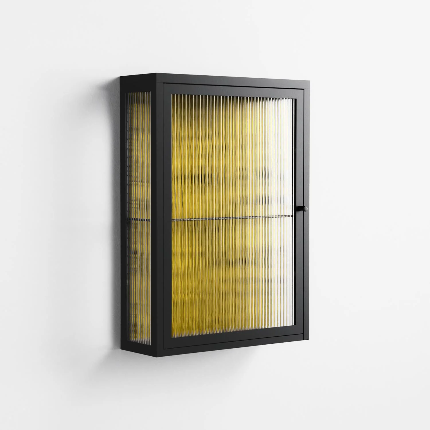 What a Mess - Wall Cabinet - Craig Watkins - Antracite - Reeded glass - Image 4