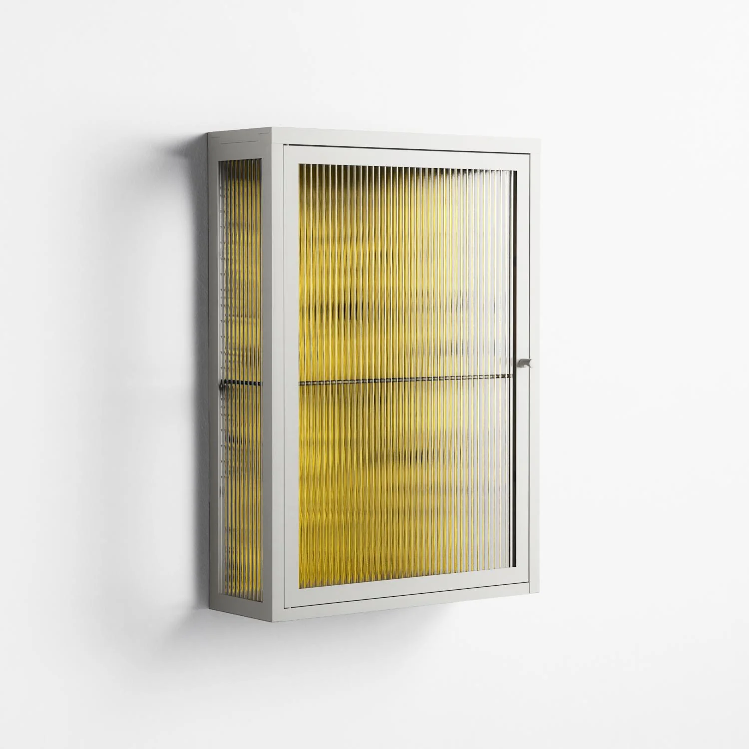 What a Mess - Wall Cabinet - Craig Watkins - Chalk - Reeded glass - Image 4