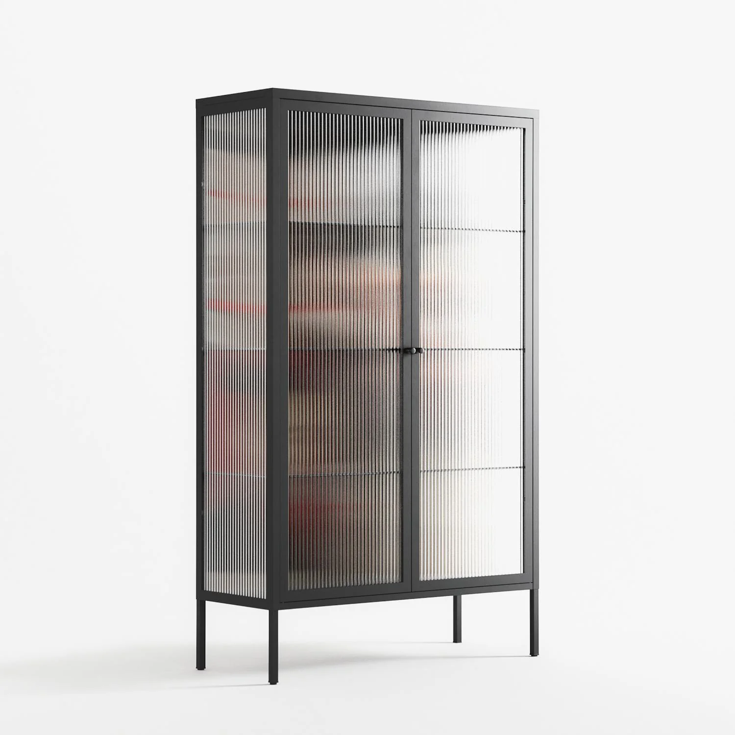 Where We Belong - Cabinet - Sophie Goudman-Peachey - Antracite - Reeded glass - Image 4