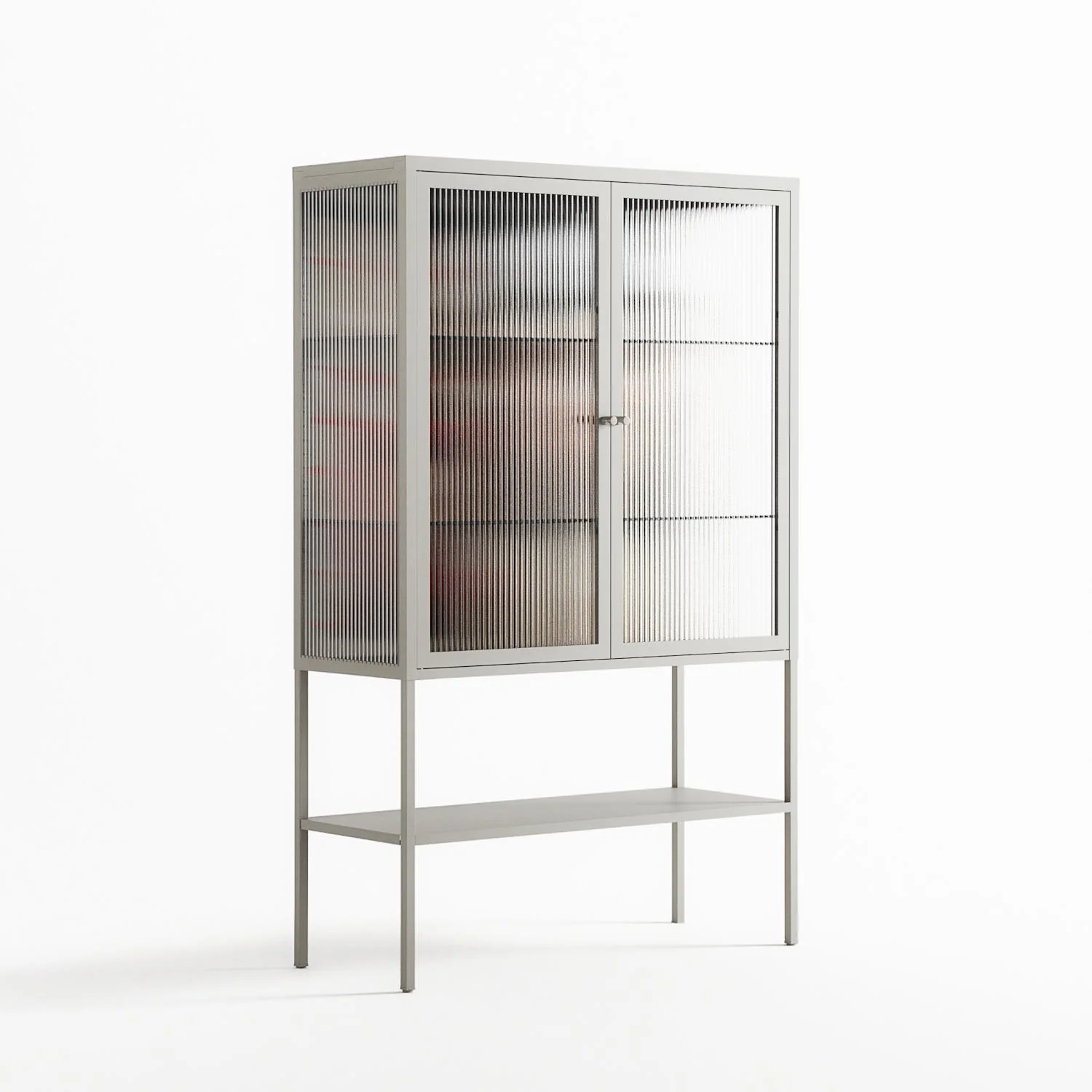 Where We Belong - Loft Cabinet - Sophie Goudman-Peachey - Chalk - Reeded glass - Image 4