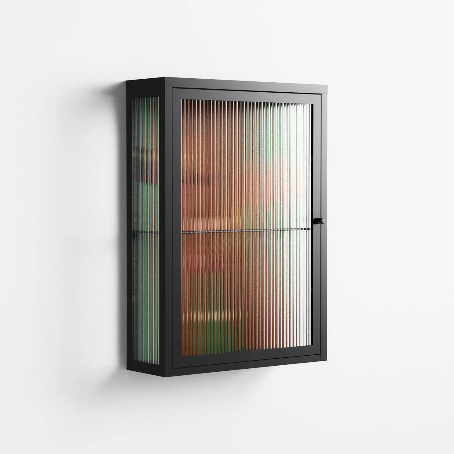 Wine and Me - Wall Cabinet - Raissa Oltmanns - Antracite - Reeded glass - Image 4