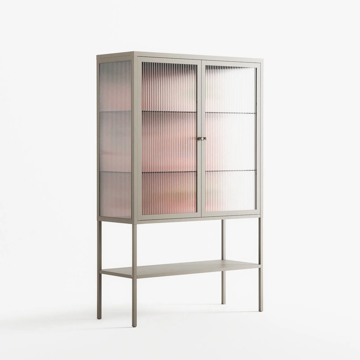 Woman at the Beach - Loft Cabinet - Raissa Oltmanns - Pebble - Reeded glass - Image 4
