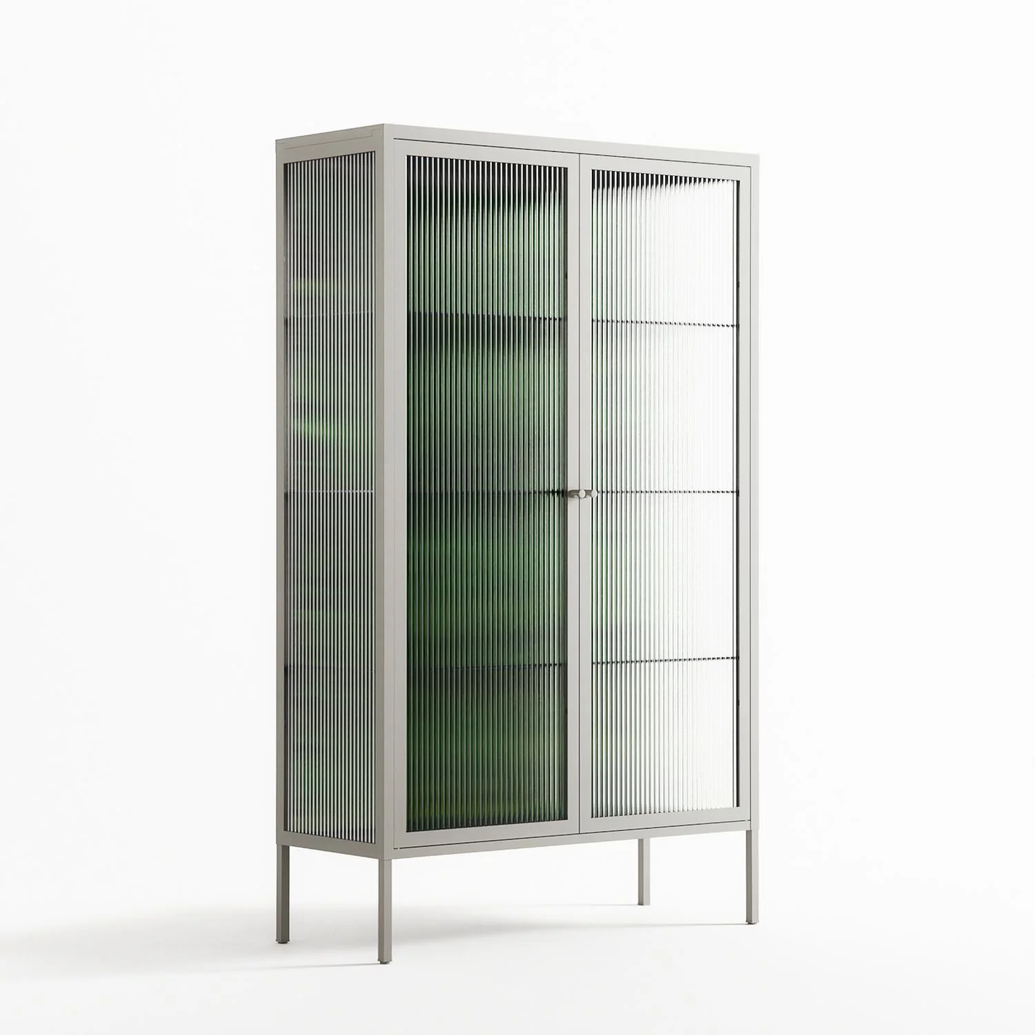 Wottosque Green - Cabinet - Craig Watkins - Chalk - Reeded glass - Image 4