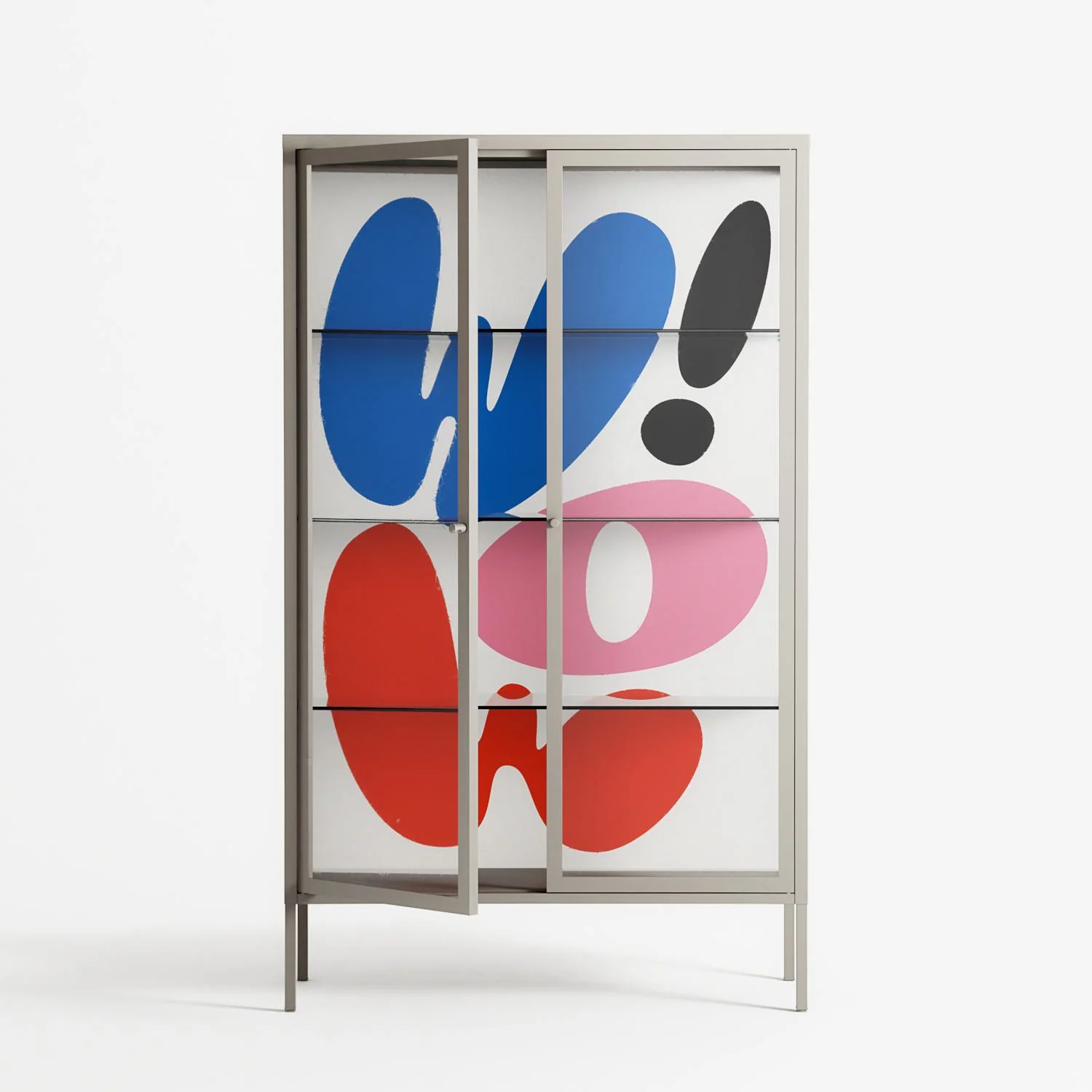 Wow - Cabinet - Vratislav Pecka - Pebble - Clear glass - Image 2