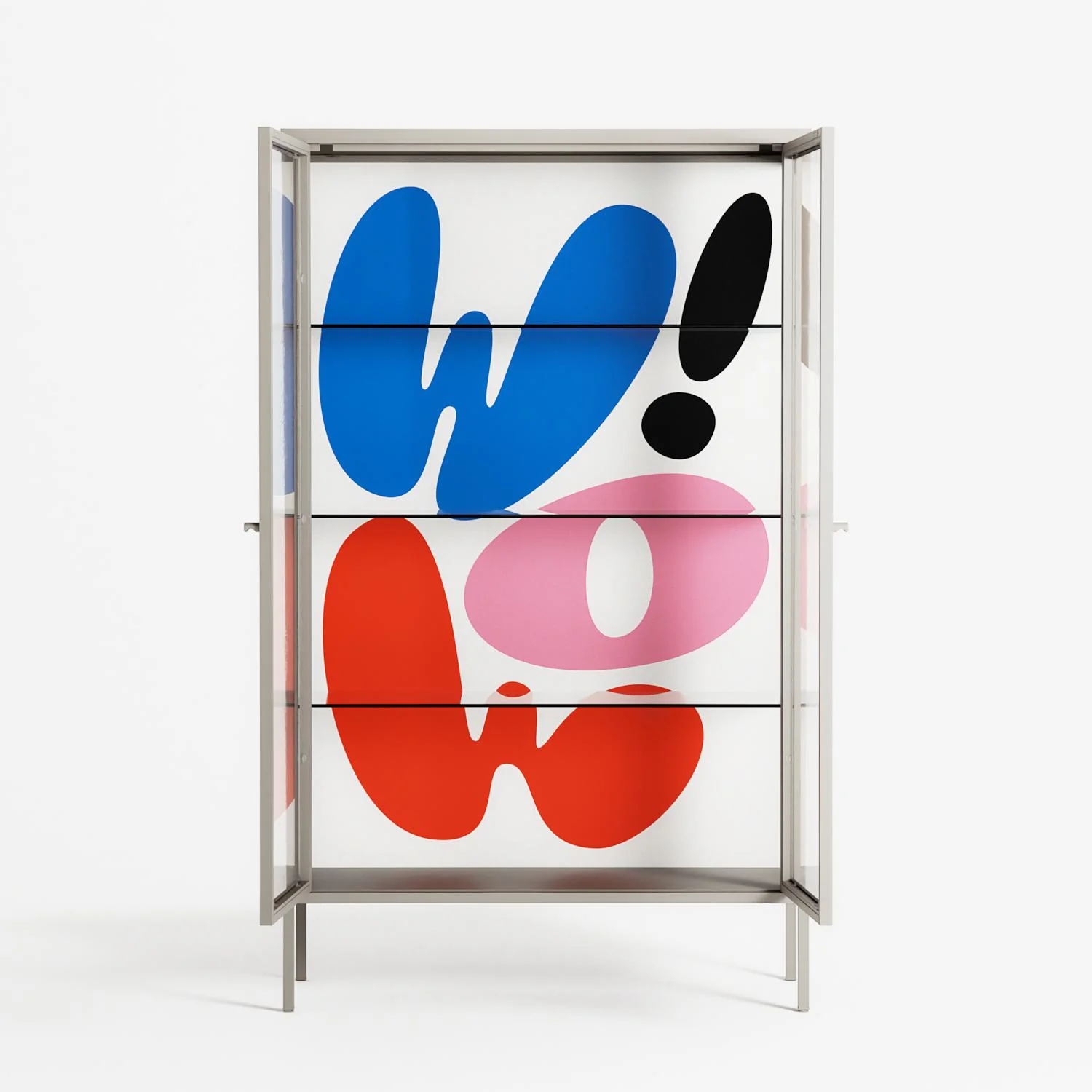 Wow - Cabinet - Vratislav Pecka - Pebble - Clear glass - Image 3