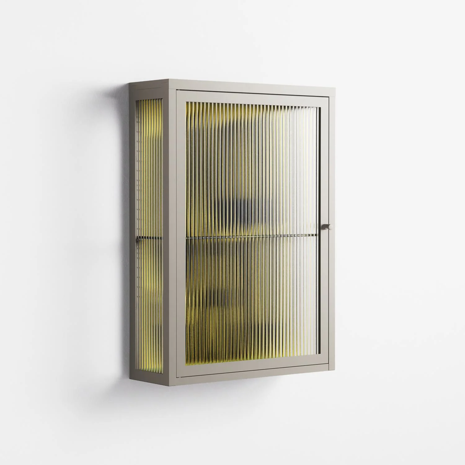 Yay - Wall Cabinet - Vratislav Pecka - Pebble - Reeded glass - Image 4