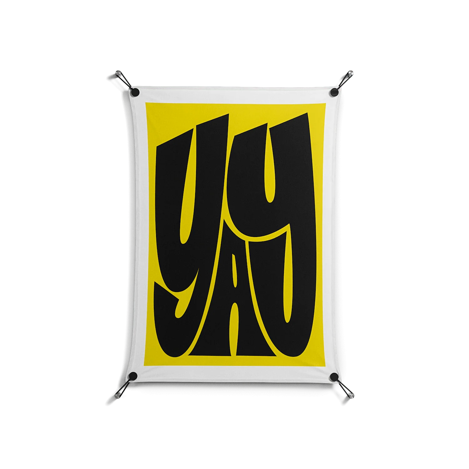 Yay - Work On Wall - Vratislav Pecka - Black - 70 x 100 cm