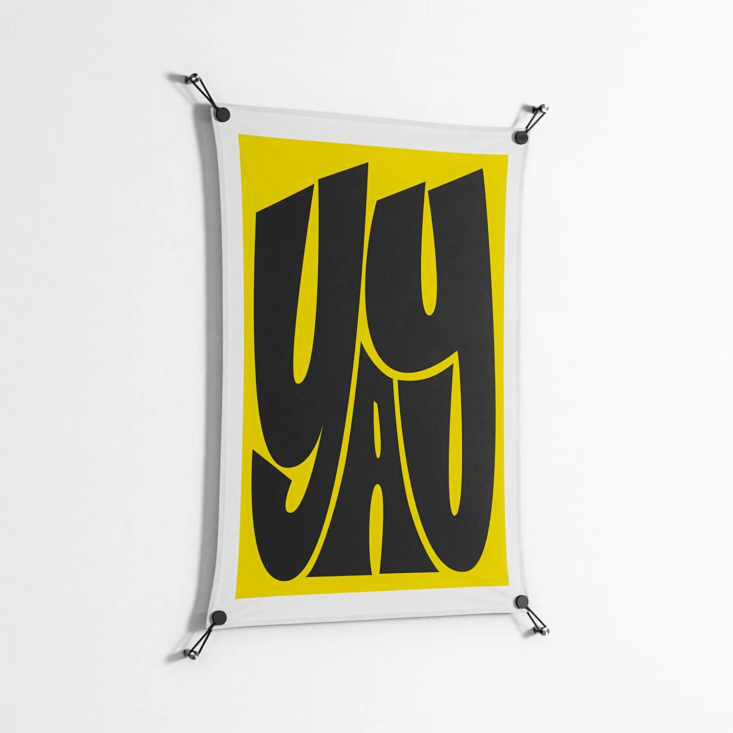 Yay - Work On Wall - Vratislav Pecka - Black - 70 x 100 cm - Image 2