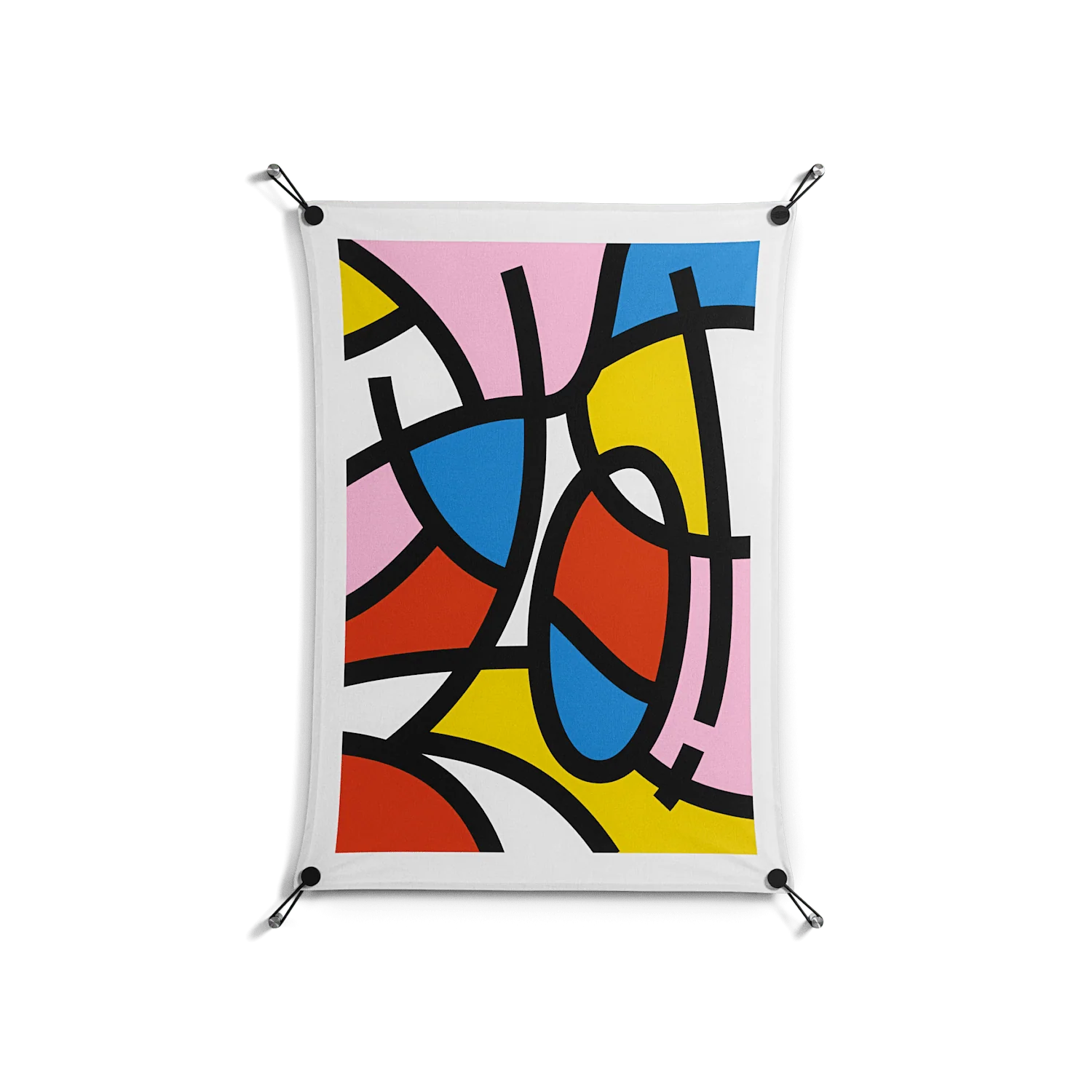 Yo - Work On Wall - Vratislav Pecka - Black - 70 x 100 cm