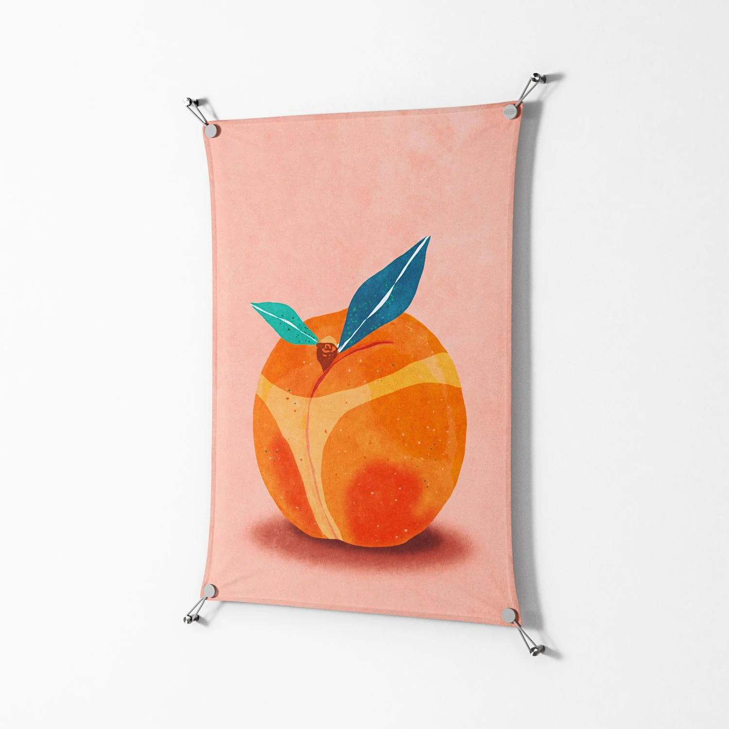 Your ass is Peachy - Work On Wall - Raissa Oltmanns - Silver - 70 x 100 cm - Image 2